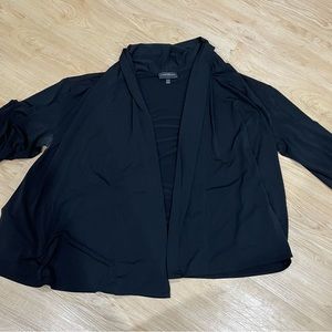 Lane Bryant Dressy Blazer Top Size 26/28-Black